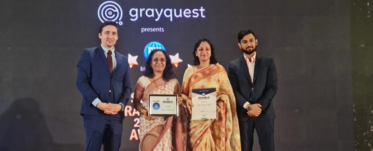 समसारा विद्यालय को मिला एजूकेशन वर्ल्ड इंडिया स्कूल रैंकिंग में आने का सम्मान