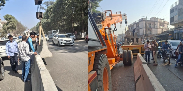 Breaking News : तिलपता जाम से मिलेगी राहत!, Surajpur–Dadri Road पर डिवाइडर निर्माण शुरू, घंटों के ट्रैफिक संकट से मिल सकती है निजात, सुबह-शाम बन जाता था जाम का ‘हॉटस्पॉट’, लाखों यात्रियों की लाइफलाइन है यह सड़क, ट्रैफिक पुलिस और प्राधिकरण ने बनाई नई योजना