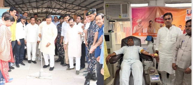 गौतमबुद्ध नगर में 25 वर्षों  के ‘सेवा संकल्प’ की गूंज, 2.5 लाख दीपों से जगमगाया जिला पीएम मोदी के 76वें जन्मदिन पर जिलेभर में पौधरोपण, स्वच्छता, रक्तदान और अस्पतालों में फल वितरण समेत कई सेवा कार्यक्रम