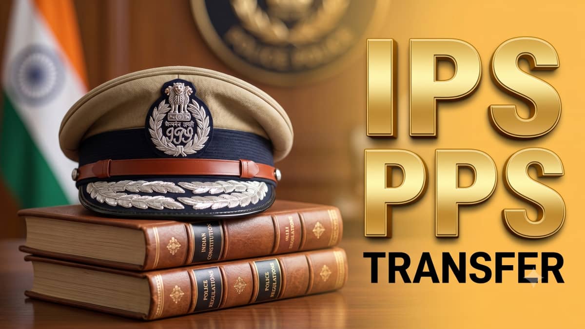 UP Police Transfer 2026: 35 IPS और 31 PPS अफसरों का बड़ा तबादला, श्रवण कुमार सिंह बने DCP गौतमबुद्धनगर, रवि शंकर निम भेजे गए SSF गोरखपुर, ADCP संतोष कुमार मिश्रा का भी तबादल 