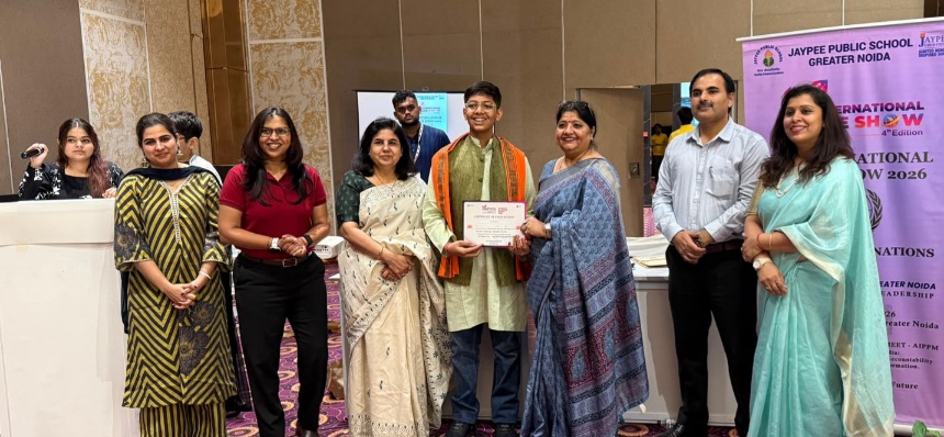 UPITS 2026: JP Public School Greater Noida बना उत्तर प्रदेश का नोडल स्कूल, Robotics-AI से Viksit Bharat MUN’26 तक छात्रों ने दिखाई प्रतिभा