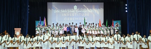 DPS Knowledge Park News : “नेतृत्व की नई सुबह शपथ, संकल्प और संस्कारों के संग गूंजा परिसर…, DPS नॉलेज पार्क-V में Student Council 2026–27 का भव्य आगाज़”,नेतृत्व का संदेश पद नहीं, जिम्मेदारी का प्रतीक, दीप प्रज्वलन के साथ हुआ शुभारंभ, गणमान्य अतिथियों की गरिमामयी उपस्थिति