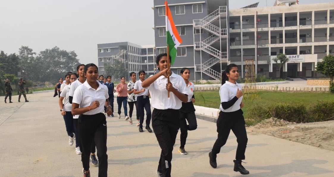 आईआईएमटी कॉलेज समूह में राष्ट्रीय एकता दिवस पर दौड़ का आयोजन, आईआईएमटी कॉलेज समूह में राष्ट्रीय एकता की शपथ दिलाई