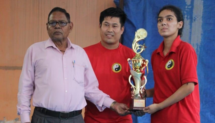 बागपत जिले में हुई बुशू प्रतियोगिता में गौतम नगर की दादरी के अदिति भारद्वाज ने दो स्वर्ण पदक जीतकर दादरी का नाम रोशन किया