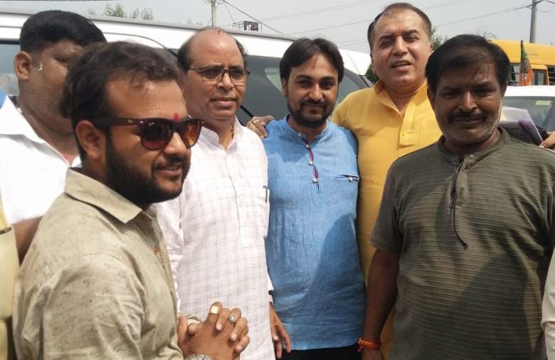 भाजपा के नवनियुक्त प्रदेश अध्यक्ष के गाजियाबाद आगमन पर सत्येंद्र सिसोदिया व सत्येंद्र सिंह राघव एक साथ नजर आए