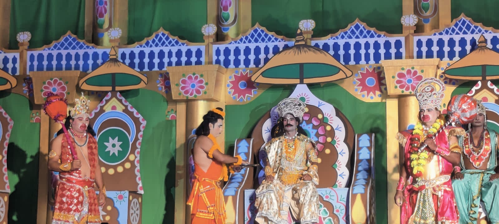 श्रीराम राज्याभिषेक के साथ हुआ रामलीला मंचन का समापन