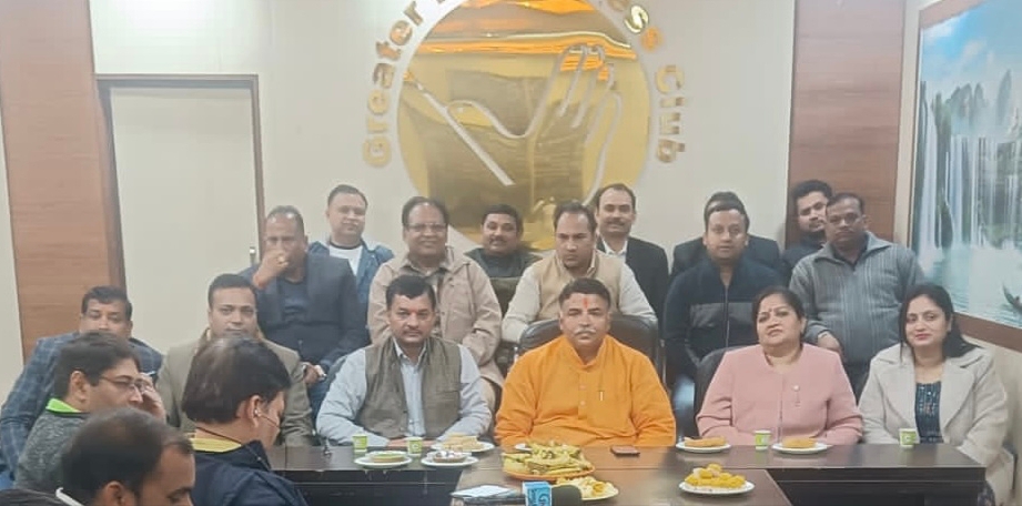 स्वर्ण नगरी ग्रेटर नोएडा में श्री बालाजी मानव सेवा समिति की ओर से प्रेस वार्ता आयोजित की गई