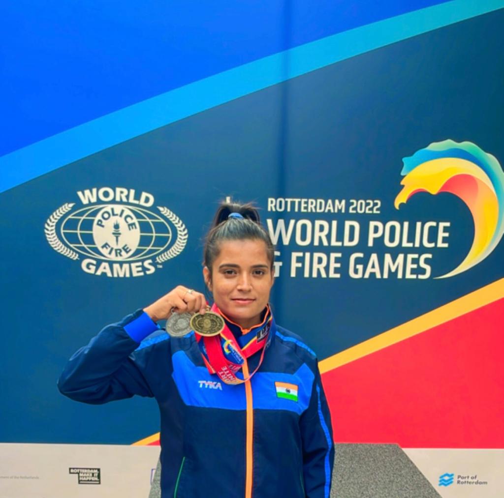 ग्रेटर नोएडा की बेटी पैरामाउंट गोल्फ फॉरेस्टे निवासी सीमा कुमारी ने नीदरलैंड में फहराया तिरंगा, झटके दो मेडल, देश का नाम किया, इंडिया की शान लहराया तिरंगा
