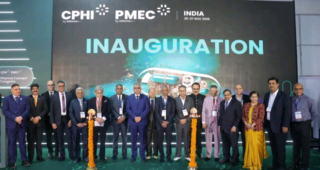 Indian Pharmacy Expo News : भारत का फार्मा सेक्टर बदल रहा है अपनी परिभाषा!, जेनेरिक्स से “ग्लोबल इनोवेशन पावरहाउस” बनने की दौड़ में अग्रसर—ग्रेटर नोएडा में शुरू हुआ दक्षिण एशिया का सबसे बड़ा फार्मा एक्सपो CPHI & P-MEC INDIA, भारत—इनोवेशन + IP सुरक्षा + पारदर्शी प्रक्रियाएँ = ग्लोबल पावरहाउस