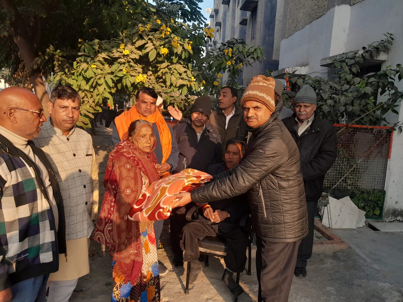 सेवा भारती सेवा विभाग द्वारा गुरू गोविंद सिहं जयंती पर कम्बल वितरण कार्यक्रम का आयोजन किया गया