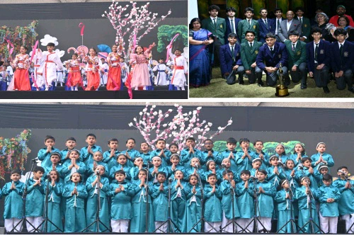 DPS School News : डीपीएस ग्रेटर नोएडा में झलकी प्रतिभा की अनूठी चमक, दो दिवसीय वार्षिक समारोह में 1,000 से अधिक बच्चों की मनमोहक प्रस्तुतियाँ, स्केटिंग रिंक व पिकलबॉल कोर्ट का भी हुआ उद्घाटन