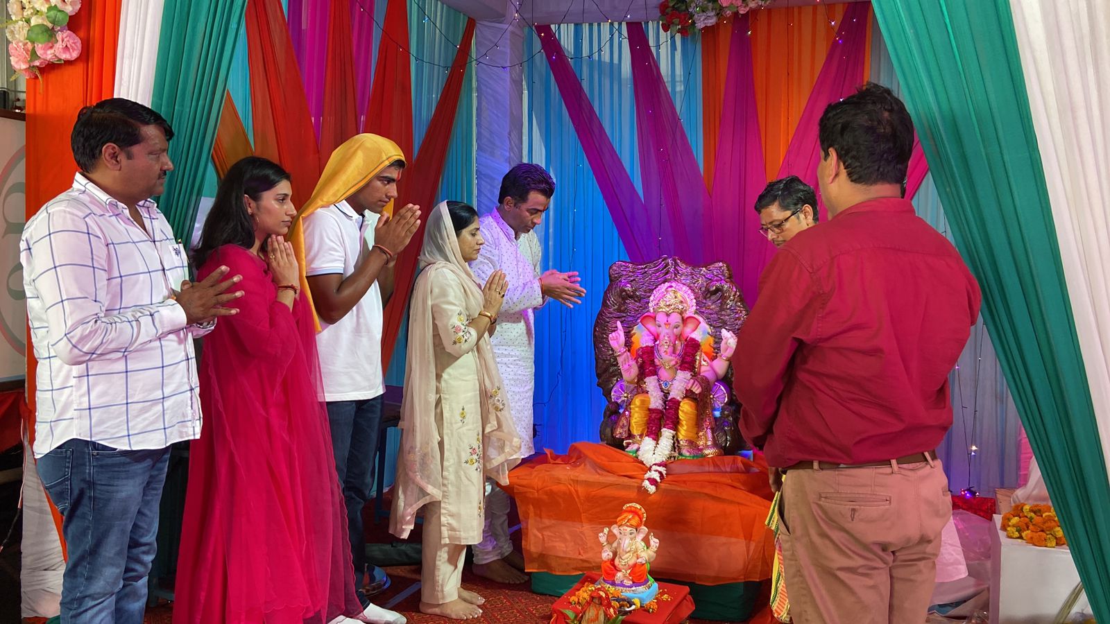 हर्ष उल्लास के साथ ग्रेटर नोएडा में गणेशोत्सव की शुरुआत हुई