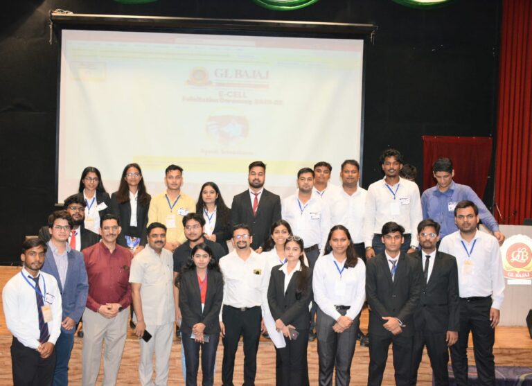 जीएल बजाज के ई-सेल ने उद्यमिता पर राष्ट्रीय शिखर सम्मेलन का आयोजन किया