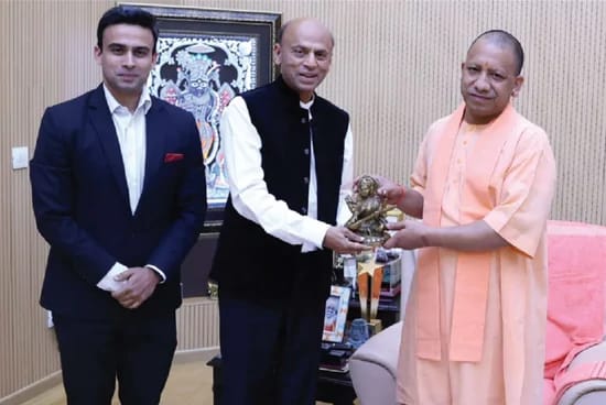 योगी आदित्यनाथ से मिले सुनील गलगोटिया, बोले- भयमुक्त होकर यूपी आ रहे उद्यमी