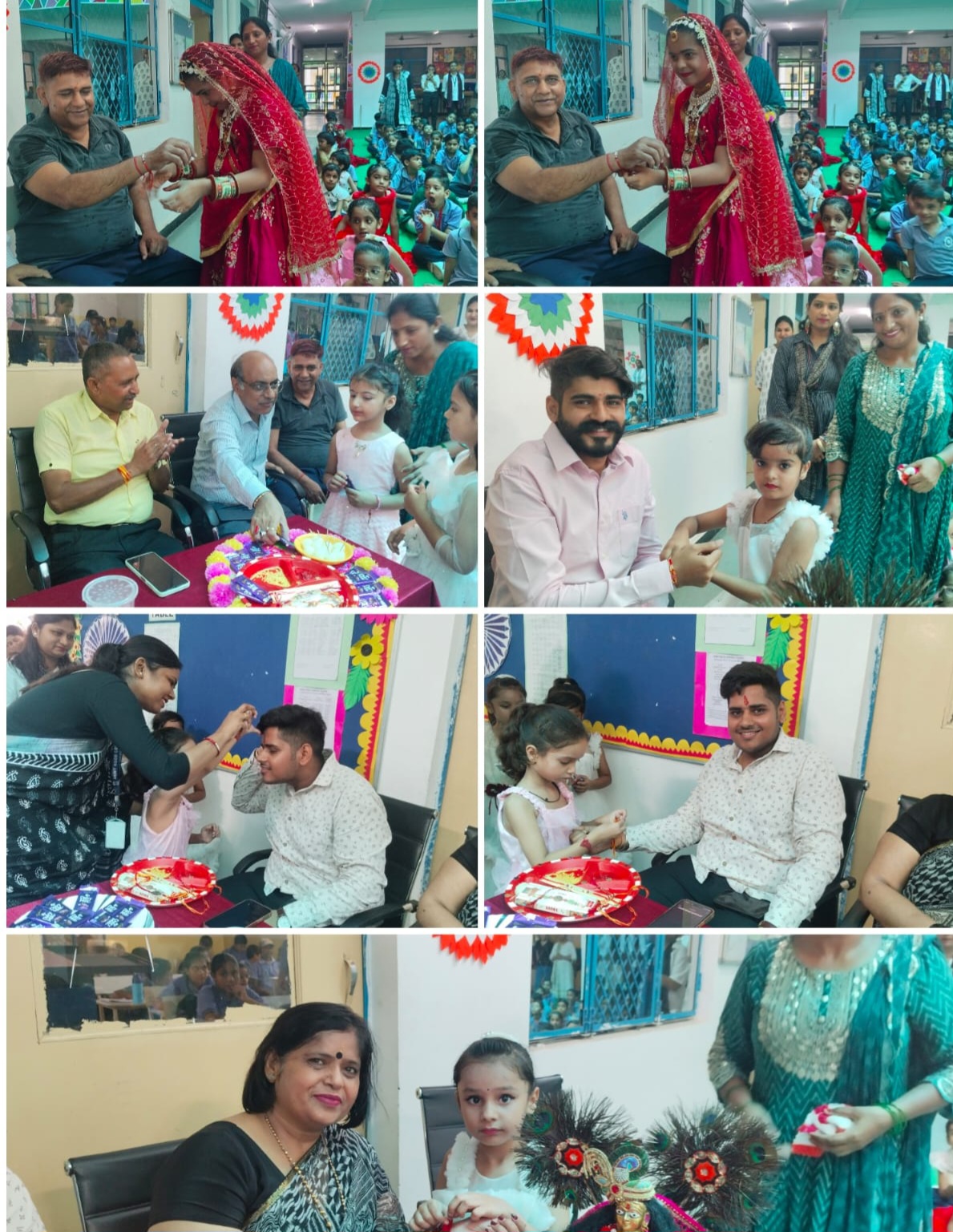 Dadri News,: सेंट हूड कॉन्वेंट स्कूल, में हर्षोल्लास से मनाया गया रक्षाबंधन का पवित्र पर्व, बच्चियों ने भाईयों को बांधा रक्षा सूत्र