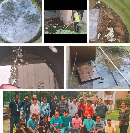 Greater Noida West : डेंगू के खिलाफ सफल जंग महागुण माइवाइड्स सोसाइटी के निवासियों ने दिखाई एकता, स्वच्छता अभियान से डेंगू लार्वा को किया नष्ट