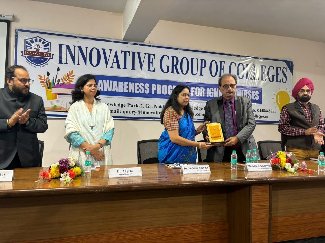 Greater Noida News : इग्नू कोर्स रोजगार और शिक्षा के नए आयाम - डॉ. अमित चतुर्वेदी