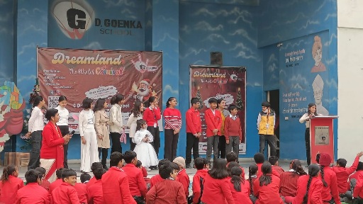 GD Goenka Public School News : जीडी गोयंका पब्लिक स्कूल में क्रिसमस के अवसर पर विशेष प्रार्थना सभा का आयोजन, प्रभु यीशु की शिक्षाओं पर प्रकाश, डॉ. रेनू सहगल का छात्रों को दिया गया संदेश
