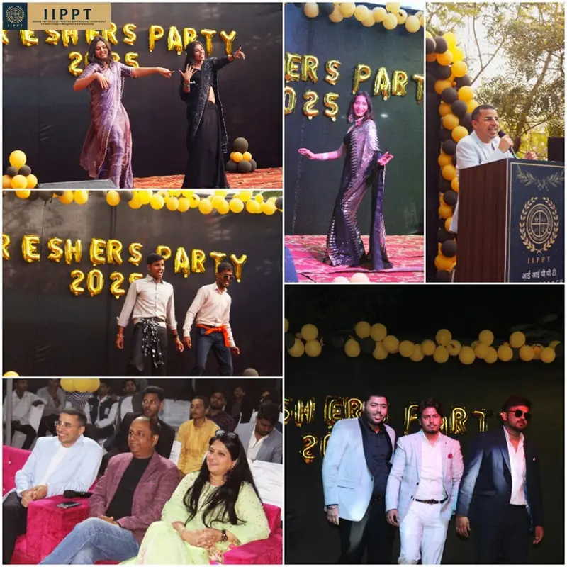 Greater Noida Education News : इंडियन इंस्टीट्यूट ऑफ प्रिंटिंग एंड पैकेजिंग टेक्नोलॉजी में फ्रेशर्स पार्टी का रंगारंग आयोजन, लक्ष्य बने मिस्टर फ्रेशर और पल्लवी बनीं मिस फ्रेशर