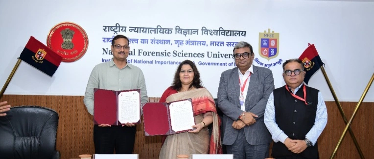 Sharda University News : “कानून और विज्ञान का संगम, शारदा यूनिवर्सिटी स्कूल ऑफ लॉ और नेशनल फॉरेंसिक साइंसेज यूनिवर्सिटी के बीच एमओयू से खुलेंगे शोध और शिक्षा के नए द्वार”, न्याय और विज्ञान का अनूठा गठजोड़