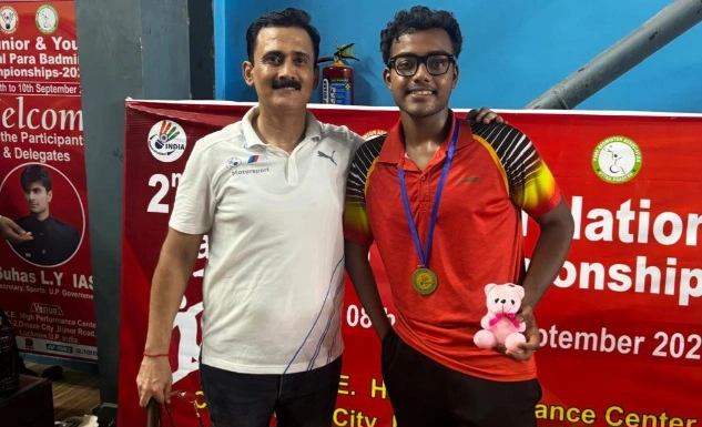Badminton Breaking News “हौसले की उड़ान ग्रेटर नोएडा वेस्ट के पैरा बैडमिंटन खिलाड़ी आदित्य सिंह ने जीते राष्ट्रीय और राज्यस्तरीय मेडल, अब अंतरराष्ट्रीय मंच पर नजर”, लखनऊ से शुरू हुआ मेडल का सफर, बीजिंग इंटरनेशनल में पहली चुनौती, परिवार का मजबूत सहारा