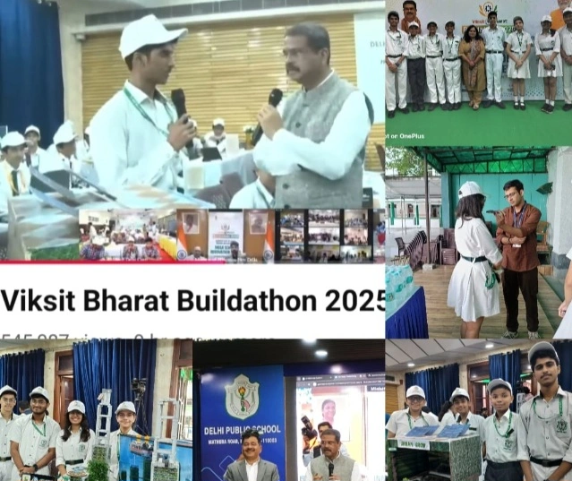 DPS School News : डीपीएस नॉलेज पार्क V के नवोन्मेषी छात्रों की विकसित भारत बिल्डाथॉन 2025 में शानदार भागीदारी — नवाचार, तकनीक और ‘सस्टेनेबल डेवलपमेंट’ का अद्भुत संगम, ऑटोमेटेड इंडोर फार्मिंग — खेती को स्मार्ट और टिकाऊ बनाने की दिशा में प्रेरक प्रयोग
