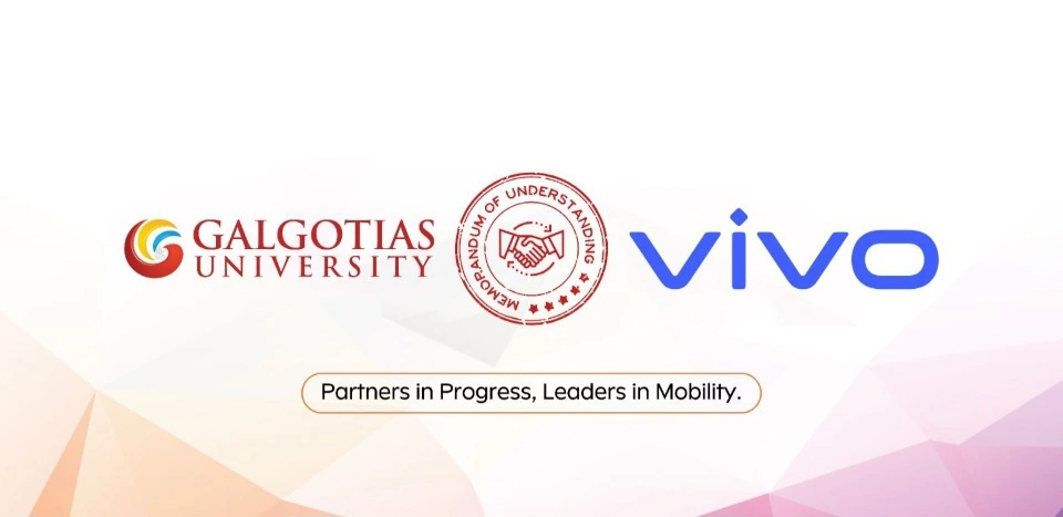 Galgotia College News : “गलगोटिया–वीवो गठबंधन” ग्रेटर नोएडा में शिक्षा और इंडस्ट्री को जोड़ने वाला मेगा पुल, स्टूडेंट्स को मिलेगा फ्यूचर-प्रूफ टेक कौशल का पावरहाउस पैकेज!, एक ऐसा MoU जो बदल देगा मोबाइल टेक्नोलॉजी की पूरी पढ़ाई का स्तर