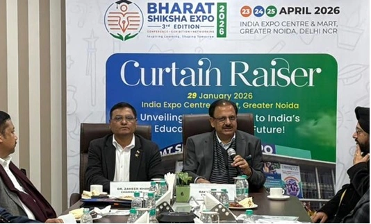 Bharat Shiksha Expo News : क्लासरूम से वैश्विक मंच तक!, ग्रेटर नोएडा में गूंजेगा ‘विश्व गुरु’ का स्वर, भारत शिक्षा एक्सपो 2026 का भव्य अनावरण, शिक्षा के महाकुंभ की शुरुआत, NEP 2020 को मिलेगा वैश्विक मंच