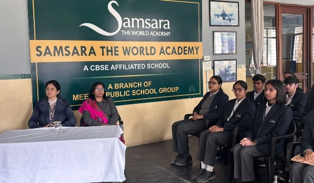 Samsara School News : “परीक्षा का डर नहीं, आत्मविश्वास बने हथियार”, समसारा विद्यालय में ‘परीक्षा पर चर्चा’ का सीधा प्रसारण, प्रधानमंत्री नरेंद्र मोदी ने दिया तनावमुक्त पढ़ाई और संतुलित जीवन का मंत्र, विद्यालय परिसर बना ज्ञान और प्रेरणा का केंद्र