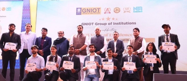 GNIOT College News : “25 सालों का गौरव, युवा ऊर्जा का उत्सव” — जीएनआईओटी के रजत जयंती समारोह का तृतीय दिवस बना प्रतिभा, परंपरा और नवाचार का भव्य संगम, नृत्यांजलि” — लय, जुनून और कला का विराट मंच, मुख्य अतिथि क्षेत्रीय संगठन महामंत्री, भाजपा, बिहार नागेंद्र नाथ त्रिपाठी का प्रेरणादायी संदेश