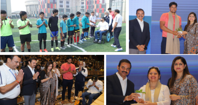 Sparsh Global School News : स्पर्श ग्लोबल स्कूल में “स्पर्श स्पोर्ट्स लीग” का भव्य शुभारंभ, 750 से अधिक युवा एथलीटों ने दिखाया जोश