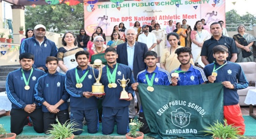 DPS School News : "स्पोर्ट्स की शानदार धारा, डीपीएस ग्रेटर नोएडा में दो दिवसीय एथलीट मीट का शानदार समापन, फरीदाबाद ने जीता चैंपियन का खिताब"