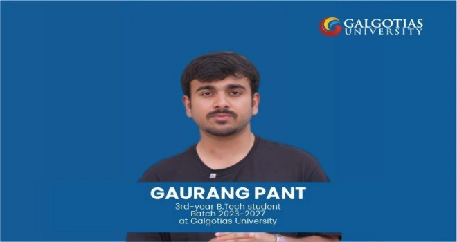 Galgotia University News : “ग्रेटर नोएडा से ग्लोबल मंच तक गूंजा नाम!, गौरांग पंत को इंटरनेशनल स्कॉलरशिप, Galgotias का IEEE चैप्टर बना देश का नंबर-1”, “नेशनल लेवल पर भी चमका जलवा—IEEE चैप्टर को ‘बेस्ट चैप्टर’ अवार्ड”, “ गलगोटिया यूनिवर्सिटी के लिए गौरव का क्षण”
