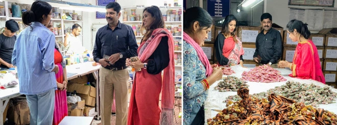 IAS Visit Aarya Fashion : “जब IAS पहुंचे फैक्ट्री फ्लोर पर—संवाद, सराहना और समाधान से बदली तस्वीर!”, आर्या फैशन्स में डॉ. एम.के. शनमुगा सुन्दरम का दौरा, कर्मचारियों खासकर महिलाओं से संवाद ने बढ़ाया भरोसा