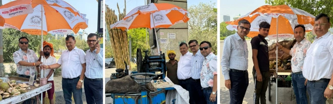 Bharat Vikas Parishad News : “गर्मी में सिर्फ भाषण नहीं, ज़मीन पर सेवा चाहिए”, अल्फा, जगत फार्म और तुगलपुर मार्केट में सामाजिक संस्था भारत विकास परिषद की अनोखी पहल बनी चर्चा का विषय, ठेली-पटरी वालों के लिए “राहत की छत” बनकर उतरी भारत विकास परिषद, कमर्शियल छतरियां बांटकर जीता लोगों का दिल