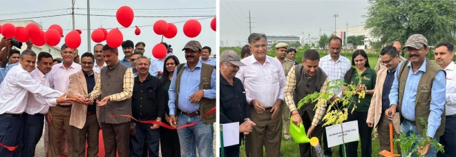 YEIDA Authority News : यमुना प्राधिकरण ने छह एकड़ ग्रीन बेल्ट का किया लोकार्पण, 21 हजार पौधों से संवरा हरित क्षेत्र, सेक्टर-32 में विकसित ग्रीन बेल्ट में मियांवाकी पद्धति से पौधरोपण, वॉकिंग ट्रैक और रेन वाटर हार्वेस्टिंग की सुविधा, Give Me Trees संस्था ने Avery Dennison के लिए किया विकसित, 1.50 लाख पौधे लगाने का लक्ष्य