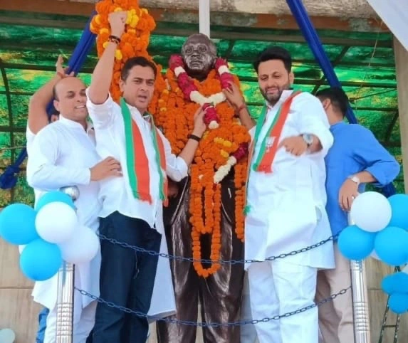 Bjp Organisation News : 1134 बूथों पर गूंजा ‘जय भीम’, भाजपा ने पूरे जिले में मनाई अंबेडकर जयंती, दादरी से लेकर बूथ स्तर तक कार्यकर्ताओं का जोश, पुष्पांजलि अर्पित कर संविधान निर्माता को किया नमन