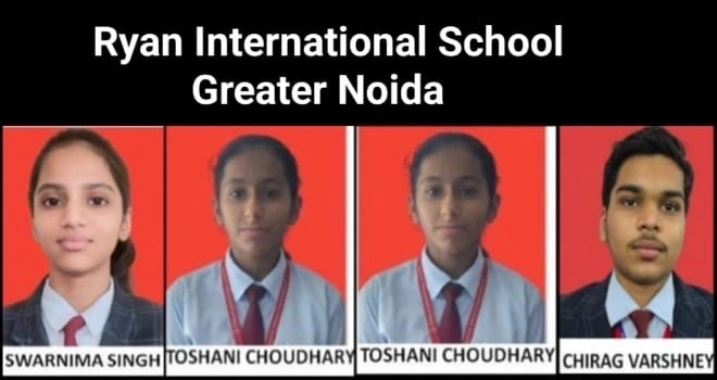 Ryan International School : “98.2% का गोल्डन पंच—रायन इंटरनेशनल स्कूल में स्वर्णिम की चमक, टॉपर्स की तिकड़ी ने रचा सफलता का नया अध्याय!”, CBSE 10वीं 2026 में छात्रों का धमाकेदार प्रदर्शन, 97%+ स्कोर की बरसात से स्कूल में जश्न का माहौल