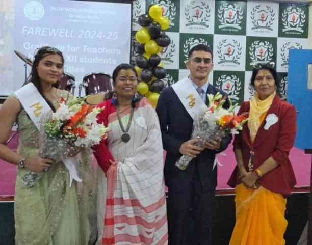 Delhi World Public School : दिल्ली वर्ल्ड पब्लिक स्कूल में फेयरवेल पार्टी, यादों, संगीत और सम्मान के संग हुई भव्य विदाई