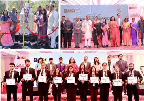 GNIOT College News : जीएनआईओटी ग्रुप ऑफ इंस्टीट्यूशंस का 24वां स्थापना दिवस धूमधाम से संपन्न, सांसद डॉ. महेश शर्मा ने छात्रों को किया प्रेरित