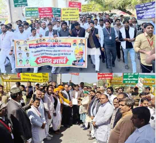 Corruption Free India News : ग्रेटर नोएडा प्राधिकरण के खिलाफ गरजा किसानों का गुस्सा, करप्शन फ्री इंडिया संगठन ने पैदल मार्च निकालकर दी आर-पार की चेतावनी!