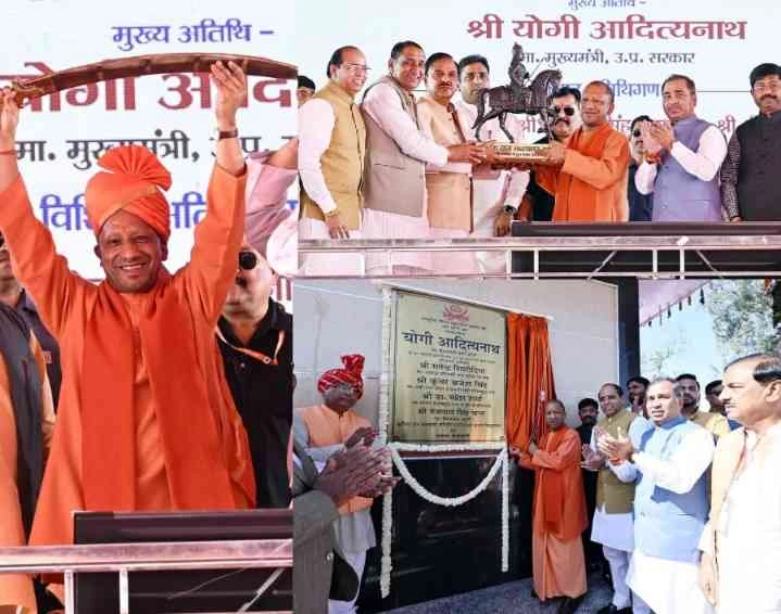 Dadri CM Yogi News : "ठाकुर समाज के गढ़ में गरजे सीएम मुख्यमंत्री योगी आदित्यनाथ, महाराणा प्रताप की प्रतिमा का अनावरण, 1467 करोड़ की परियोजनाओं का तोहफा, बोले – ‘अब हर घर पहुंचेगा विकास’"