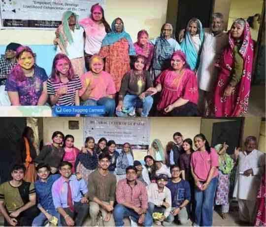 GL Bajaj College Holi News : GL Bajaj के Rotaract Club ने वृद्धाश्रम, दनकौर में मनाई रंगों से भरी होली!, रंगों और फूलों से सजी अनूठी होली!, पीढ़ियों के बीच संवाद और प्यार का अनूठा संगम