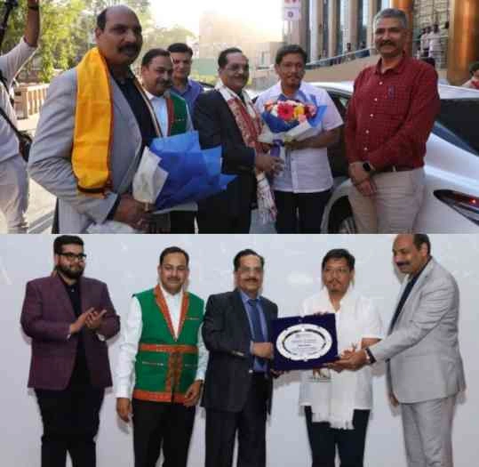 Sharda University News : शारदा विश्वविद्यालय में नॉर्थ ईस्ट की रंगीन छटा, मुख्यमंत्री कोनराड संगमा भी हुए मंत्रमुग्ध, बीहू, दर नृत्य और लोकगीतों से बंधा समां