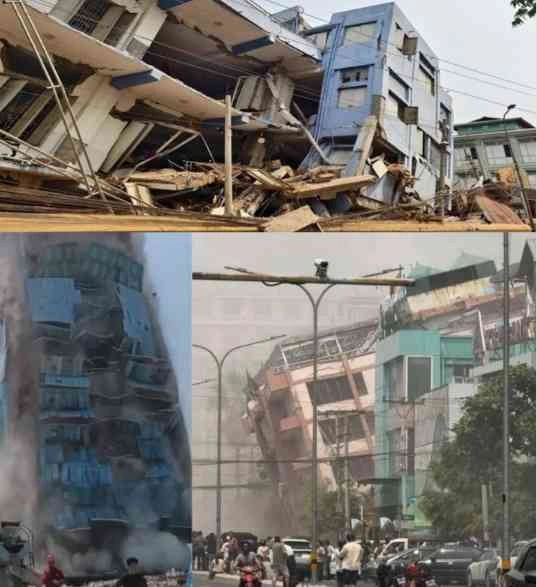 Earthquake Thailand News : म्यांमार और थाईलैंड में धरती की करवट से मची तबाही, इमारतें ताश के पत्तों की तरह ढही, सड़कों पर पड़ी दरारें, जान बचाने के लिए घरों से बाहर भागे लोग
