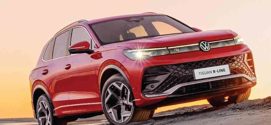 Volkswagan Tiguan News : डिजाइन, टेक्नोलॉजी और लग्ज़री का जबरदस्त कॉम्बिनेशन!, Volkswagen की नई Tiguan R-Line बनी SUV लवर्स की पहली पसंद!, स्पोर्टी डिज़ाइन और अट्रैक्टिव एक्सटीरियर, जो पहली नज़र में दिल जीत ले!