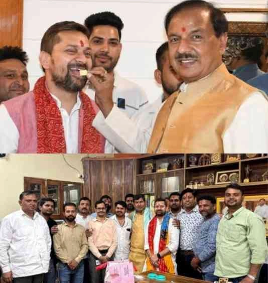 BJP Greater Noida News : अर्पित तिवारी बने ग्रेटर नोएडा भाजपा के नए मंडल अध्यक्ष, ब्राह्मण समाज में खुशी की लहर, कार्यकर्ताओं ने दी जोशीली बधाई, संजय चौहान बने  जिला प्रतिनिधि, संघ विचारधारा से जुड़े कर्मठ कार्यकर्ता