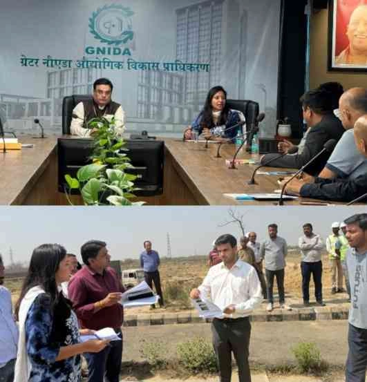 Greater Noida Authority News : "ग्रेटर नोएडा में लगेगा निवेश का महाकुंभ!, विश्वविद्यालय, हॉस्पिटल और उद्योग की कतार, ACEO सौम्य श्रीवास्तव और ACEO प्रेरणा सिंह  की बैठक में निवेशकों ने दिखाई गहरी रुचि, स्मार्ट सिटी बनने की ओर बड़ा कदम"