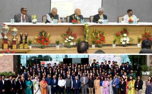 Sharda University News : "शारदा विश्वविद्यालय में विधि शिक्षा का अंतरराष्ट्रीय संगम, 9वीं आनंद स्वरूप गुप्ता मेमोरियल मूट कोर्ट प्रतियोगिता का भव्य शुभारंभ, देशभर से 100+ प्रतिभागियों ने लिया हिस्सा"