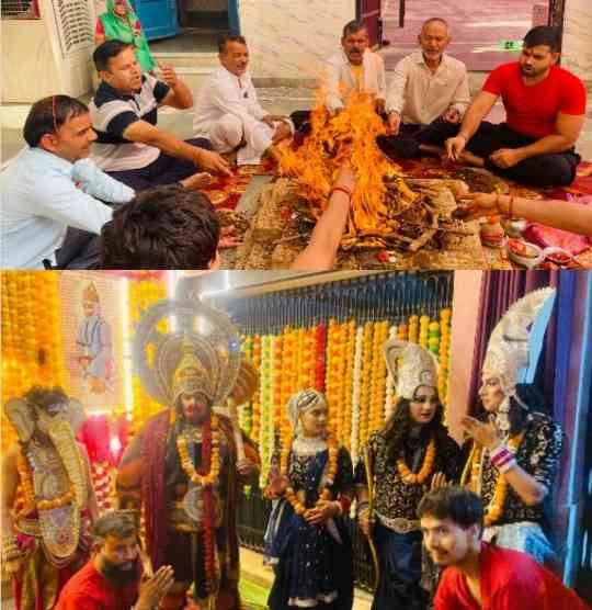 Haryana News : बृज की पुण्यभूमि खाम्बी में श्री हनुमान जन्मोत्सव की दिव्य धूम, जब गूंज उठा 'जय श्री राम' से पूरा गांव, राम दरबार की झांकियों ने भक्ति में रंगा माहौल, 24 घंटे अखंड रामचरितमानस पाठ, महायज्ञ से उठी आस्था की लपटें